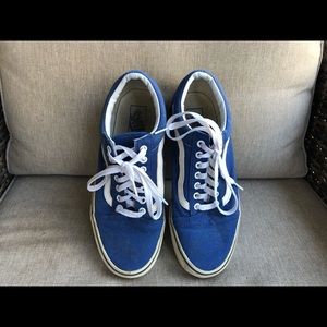 Old skool blue vans